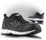 VM Footwear MONTGOMERY 6345-S1P / Textil biztonsági bakancs S1P - fekete/szürke 42 (6345-S1P-42)