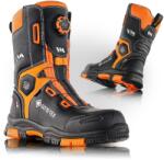 VM Footwear CONNECTICUT 7790-S7L / Biztonsági féllábszárvédő S7L FO HRO AN SR BOA, GORE-TEX® membránnal - fekete/narancssárga 41 (7790-S7L-41)