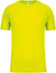 Proact PROACT. PA438 / Férfi rövid ujjú sportpóló - rikító sárga XL (20P43803004)