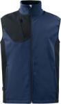 ProJob 3702 SOFTSHELLVEST/Férfi softshell mellény munkához - sötétkék XXL (64370200305)