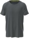 Stedman mesh raglan st8410 / Мъжка спортна риза раглан - шистово сива (st8410slgs)