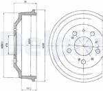 DELPHI Tambur frana DELPHI BF327 (BF327) - fixbox