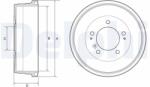DELPHI Tambur frana DELPHI BF628 (BF628) - fixbox