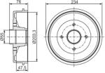Bosch Tambur frana BOSCH 0 986 477 290 (0 986 477 290) - fixbox