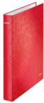 Leitz Legator cu inele, 2 inele, în formă de D, 40 mm, A4 Maxi, carton, LEITZ "Wow", roșu 42410026 (42410026)