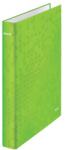 Leitz Legator cu inele, 2 inele, în formă de D, 40 mm, A4 Maxi, carton, LEITZ "Wow", verde 42410054 (42410054)