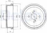 DELPHI Tambur frana DELPHI BF278 (BF278) - fixbox