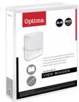 Optima Legator cu inele OPTIMA panoramic A/4 4 inele 38mm alb 24511 (24511)