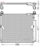 DENSO Condensator, climatizare DENSO DCN50063 (DCN50063) - fixbox