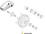Original Renault Tambur frana ORIGINAL RENAULT 432023259R (432023259R)