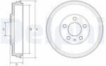 DELPHI Tambur frana DELPHI BF575 (BF575) - fixbox