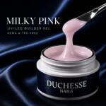 Duchesse Nails Gel UV/LED Constructie Unghii, Autonivelant, HEMA & TPO FREE, Nuanta Milky Pink, 30g (DCH14)