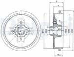 DELPHI Tambur frana DELPHI BF310 (BF310) - fixbox
