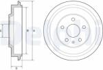 DELPHI Tambur frana DELPHI BF561 (BF561) - fixbox