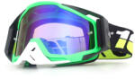 FIXATO Ochelari Moto ATV / Enduro / Cross, FIXATO, Lentila Albastra, Rama Negru cu Verde (1-len-albastra-negru-verde)