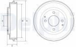 DELPHI Tambur frana DELPHI BF632 (BF632) - fixbox