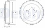 DELPHI Tambur frana DELPHI BF600 (BF600) - fixbox