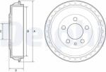 DELPHI Tambur frana DELPHI BF563 (BF563) - fixbox