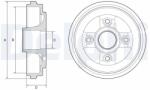 DELPHI Tambur frana DELPHI BF584 (BF584) - fixbox
