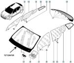 Original Renault Parbriz [cu alerta securitate, senzor ploaie, luminiautomata] ORIGINAL RENAULT 727129472R (727129472R)