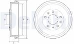 DELPHI Tambur frana DELPHI BF579 (BF579) - fixbox
