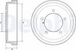DELPHI Tambur frana DELPHI BF531 (BF531) - fixbox