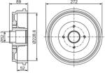 Bosch Tambur frana BOSCH 0 986 477 287 (0 986 477 287) - fixbox