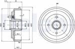 DELPHI Tambur frana DELPHI BF487 (BF487) - fixbox