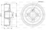 VALEO Tambur frana VALEO 237003 (237003)