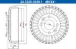 ATE Tambur frana ATE 24.0220-3039.1 (24.0220-3039.1) - fixbox