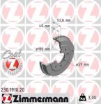 ZIMMERMANN Tambur frana ZIMMERMANN 230.1910. 20 (230.1910.20)