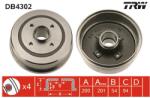 TRW Tambur frana TRW DB4302 (DB4302) - fixbox