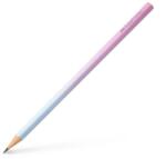 Faber-Castell Creion grafit B triunghiular, fara radiera, Faber Castell Flow, Roz-Blue 1184027 (FC118402)