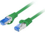 Lanberg Cablu retea Lanberg CAT6a Patch Cable S/FTP 0.25 m LZSH Green (PCF6A-10CC-0025-G)