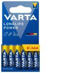 VARTA longlife power tartós elem (aaa, lr03, 1.5v, alkáli) 6db/csomag (4903121746)