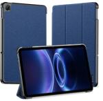 Dux Ducis Redmi Pad 2 9.7 domo tok álló, bőr hatású (aktív flip, trifold, asztali tartó, textil minta) sötétkék (GP-187282)