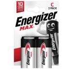 Energizer max tartós elem (c, lr14, 1.5v, alkáli) 2db/csomag (E302306700)