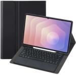 Gigapack Samsung Tab S11 Ultra 5G tok álló, bőr hatású (flip, bluetooth billentyűzet, angol nyelvű, ceruza tartó) fekete (GP-183193)