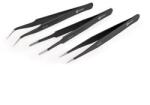 iFixit precision tweezers pro precizíós csipesz készlet 3db (rozsdamentes acél, esd védelem) fekete (IF145-060-3)
