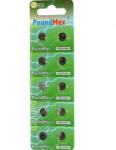PoundMax AG6 alkáli gombelem, 1, 5 V, 10 db-os csomag