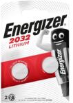 Energizer gombelem (cr2032, 3v, lítium) 2db/csomag (E301021401)