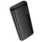 hoco. j158a vésztöltő 2 usb aljzat (10000mah, 2a, led jelzés) fekete (J158A_B)