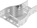BAKS 165612 RKSFJ100/50H60 Kábeltálca szűkítőidom 100/ 50 mm szimmetrikus, anyagvastagság 1, 0 mm, villamos kábelek nyomvonalvezetéséhez (165612)
