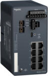 Schneider Electric ConneXium - Ethernet - MCSESM093F1CS0 - Modicon switch, TCP/IP, menedzselhető, 8TX/1FX, monomódusú (MCSESM093F1CS0)