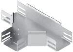 BAKS 160807 TKLJ75H60 Kábeltálca T-idom 60x 75 mm, anyagvastagság 1, 0 mm, villamos kábelek nyomvonalvezetéséhez (160807)