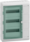 Schneider Electric Mureva Enclosure - 13440 - (Kaedra) Kiselosztó illesztődobozzal, átlátszó ajtó, 3x12 modul+4 nyílás (13440)