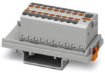 Phoenix Contact Elosztóblokk PTFIX 4/18X1, 5-NS35 GY, 0, 14-2, 5mm2, szürke, 17, 5 A, 500V, NS 15, pattintható, 1047454 (1047454)
