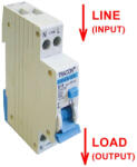 TRACON Kombinált védőkapcsoló, elektronikus, 2P, 1 modul, B6, 30mA, 6kA, AC, E3 KVKVEB-6/30 Tracon (KVKVEB-6/30)