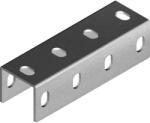 BAKS 640006 LCTT50H50 C-szerelősín hosszanti összekötő 53×57×180 mm perforált, szalaghorganyzott, anyagvastagság 3, 0 mm összekötőelem (640006)