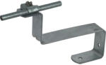 DEHN 202050 Tetővezető-tartó DEHNQUICK St/tZn Rd 6-10 mm-hez L 115 mm visszahajtott támasztólemezzel DLH DQ 6.10 H55 L115 WS STTZN (202050)